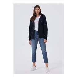 Lee Cooper Kapüşon Yaka Siyah Kadın Sweatshırt 241 LCF 241007 CASE SIYAH 5003069146