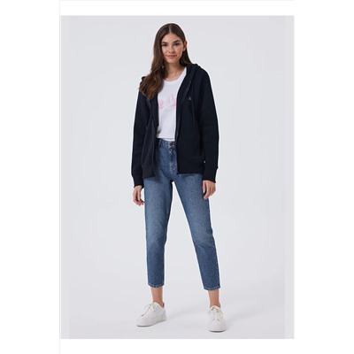 Lee Cooper Kapüşon Yaka Siyah Kadın Sweatshırt 241 LCF 241007 CASE SIYAH 5003069146