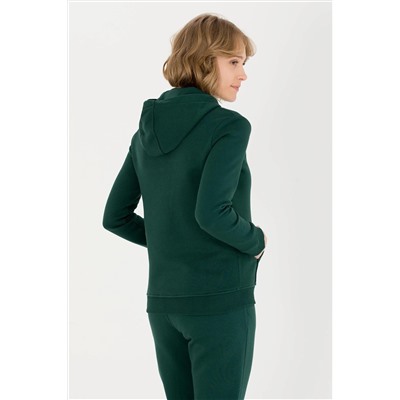 Kadın Yeşil Basic Sweatshirt