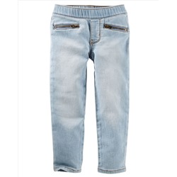Pull-On Knit-Like Denim