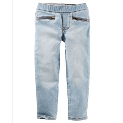 Pull-On Knit-Like Denim