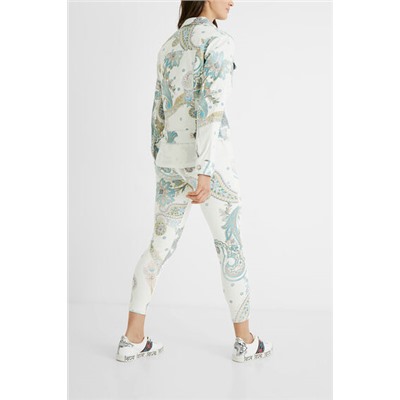 Chaqueta vaquera slim paisley