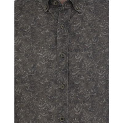 Haki Slim Fit Uzun Kollu Gömlek