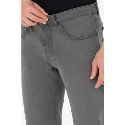 Erkek Gri Jean Pantolon