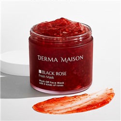 Black Rose Fresh Mask Тонизирующая маска с лепестками и экстрактами роз
