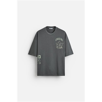 CAMISETA ESTAMPADOS COMBINADOS