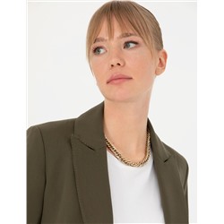 Kahverengi Slim Fit Ceket