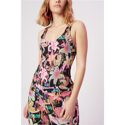 Body estampado floral