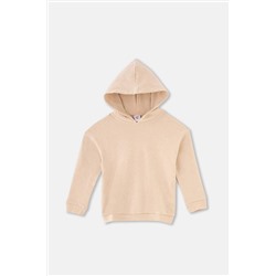 Dagi Bej Melanj Kapüşonlu Sweatshırt 23WG11247BU_390