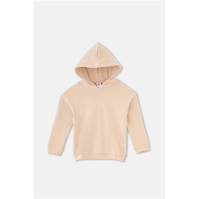 Dagi Bej Melanj Kapüşonlu Sweatshırt 23WG11247BU_390