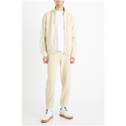 Sudadera Beige y blanco