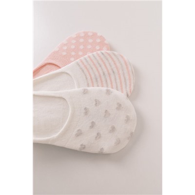 Pack 3 calcetines invisibles prints variados