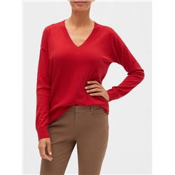 Premium Luxe Washable V-Neck Sweater