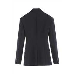 Chaqueta de lana Negro