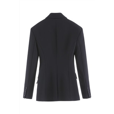Chaqueta de lana Negro