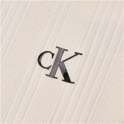 Женская эластичная рубашка с круглым вырезом и длинными рукавами CALVIN KLEI*N ОРИГИНАЛ!