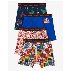 Kid 4-Pack Spider-Man Boxer Briefs Underwear