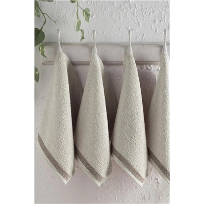 Mürdüm Home 30x30cm 6 Parça Küçük El Havlusu | Yüz Havlusu | Misafir Havlusu HS-NOVEA