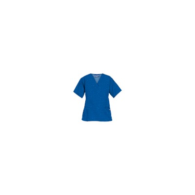 UA Forever Hearts Royal Print Scrub Top