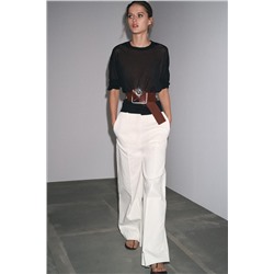 ZW COLLECTION HIGH-WAIST WIDE-LEG JEANS