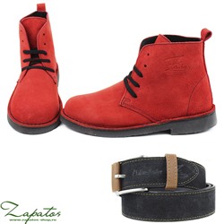 Ab. Zapatos 1619 New R · FUEGO+Ab.Zapatos Pelle cinturon (140) Negro
