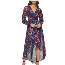 Guess Floral Screenprint High-Low Dress