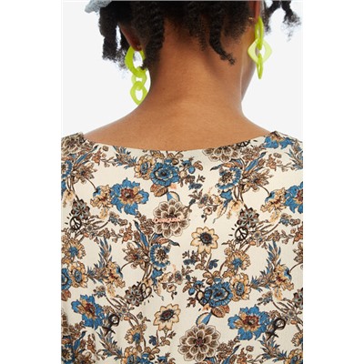 Vestido boho de bajo asimétrico