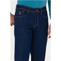 Erkek Koyu Mavi Jean Pantolon