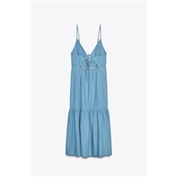 MIDI DRESS WITH BOWS