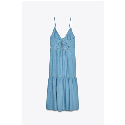 MIDI DRESS WITH BOWS