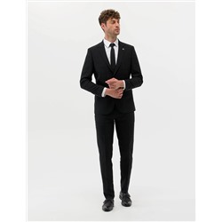 Ekose Ekstra Slim Fit Siyah Takım Elbise