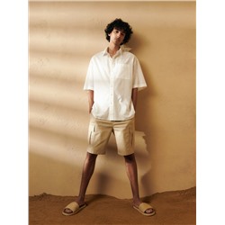 Cargo-Shorts aus Baumwolle