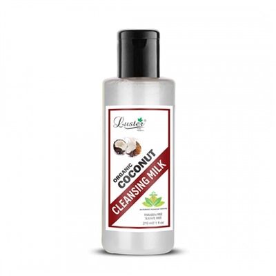 LUSTER Organic Whitening Coconut Cleansing Milk Очищающее молочко для лица с кокосовой водой 210мл