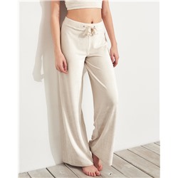 Velour Wide-Leg Sweatpants