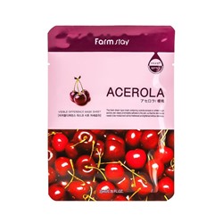 Visible Difference Mask Sheet-Acerola (10ea), Тканевая маска для лица - ацерола (10шт)