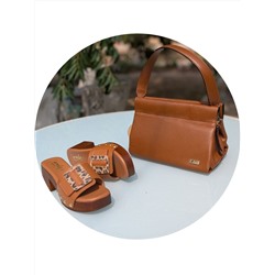 КОМБО AC45CUERO + Ab.Zapatos PELLE Milan (930) cuero АКЦИЯ