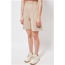 Bermudas cintura alta Beige