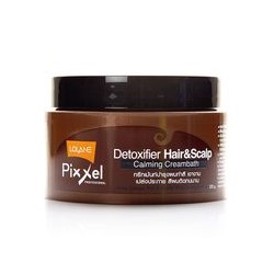 Кремовая питательная детокс-маска для окрашенных волос Pixxel от Lolane 225 гр / Lolane Pixxel Detoxifier Hair & Scalp Calming Cream Bath 225 g