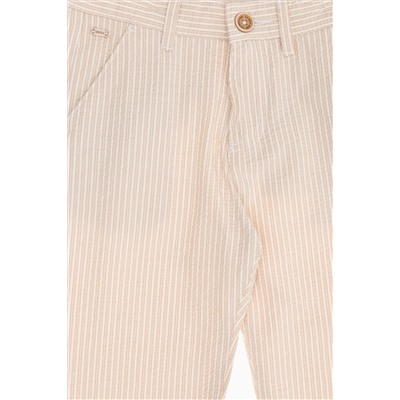 Erkek Çocuk Camel Kanvas Pantolon