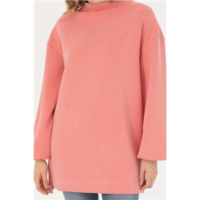 Kadın Somon Sweatshirt
