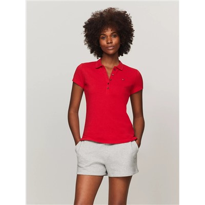 Slim Fit Stretch Cotton Polo