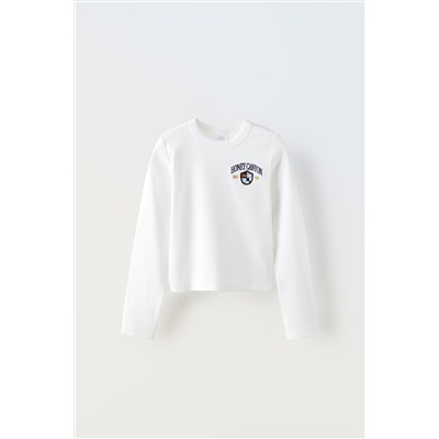 EMBROIDERED RIBBED T-SHIRT