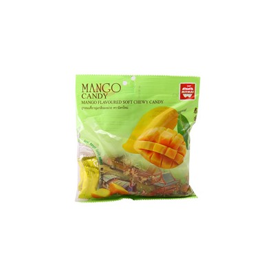 Жевательные тайские конфеты со вкусом манго 110 гр /MitMai Mango soft chewy candy 110 gr