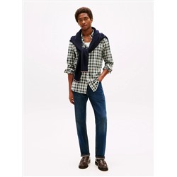 Slim Fit Plaid Print All-Day Shirt