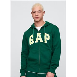 Relaxed Gap Logo Zip Hoodie