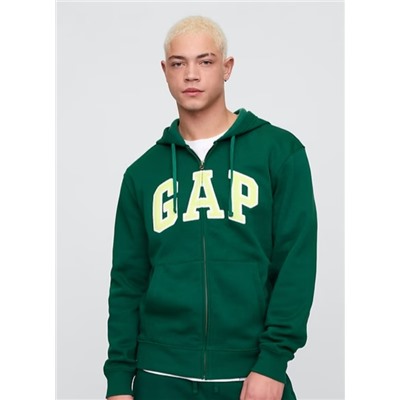 Relaxed Gap Logo Zip Hoodie
