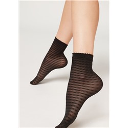 Modische transparente Socken