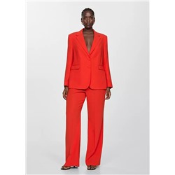 Americana traje recta