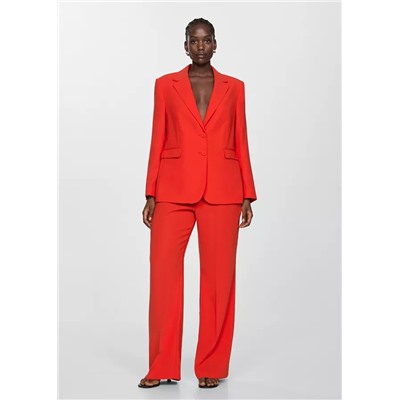 Americana traje recta