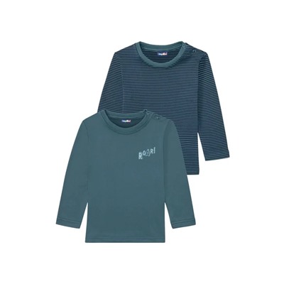 LUPILU® Langarmshirts Kleinkinder Jungen, 2 Stück